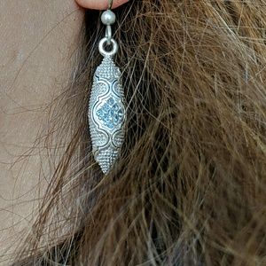 Brighton silver tone earrings